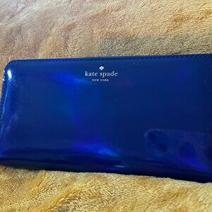 Kate Spade Cameron Street Lacey Wallet - Electrifying Shiny Blue!